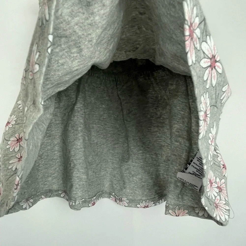 Calvin Klein Jeans Gray and Pink Floral Kids Dress 5